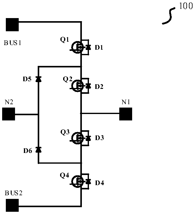 Electric bridge circuit used for inverter or rectifier