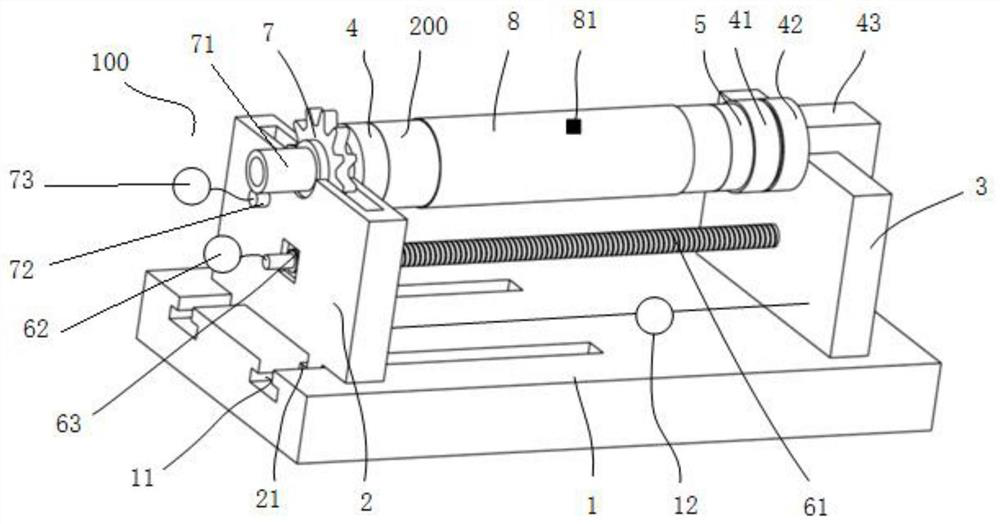 Testing device for downhole tool