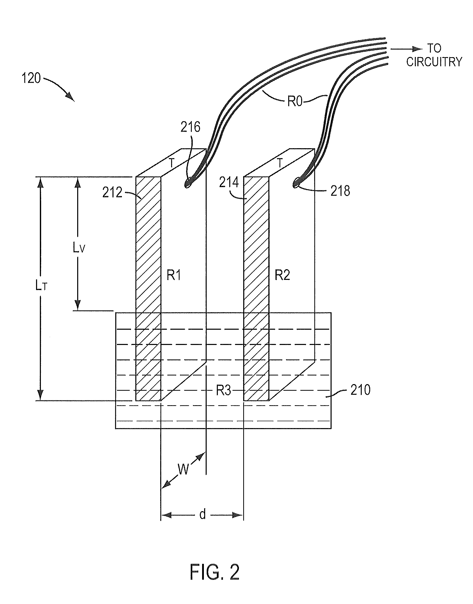 Level sensor for conductive liquids