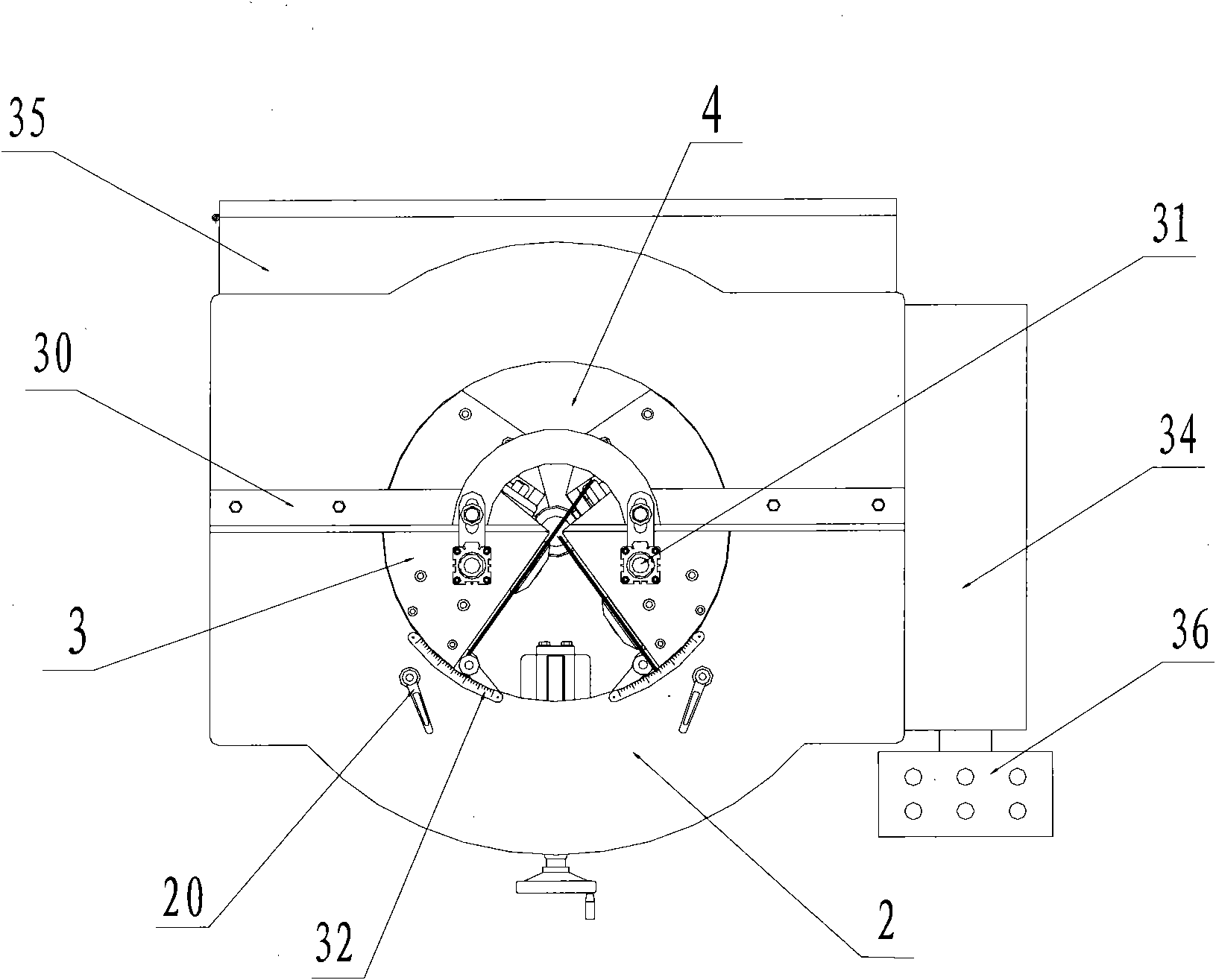 Double-saw-blade cutting machine capable of adjusting cutting angle