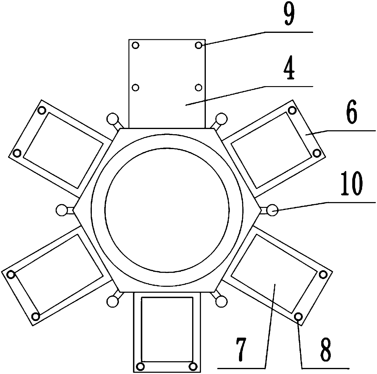 Novel polyhedron outdoor tent