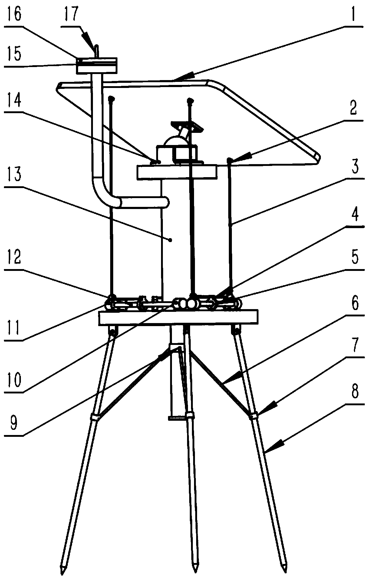 Piezoelectric drive based automatic tracking solar collecting device