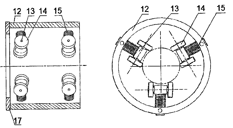 Robot walking outside pipeline