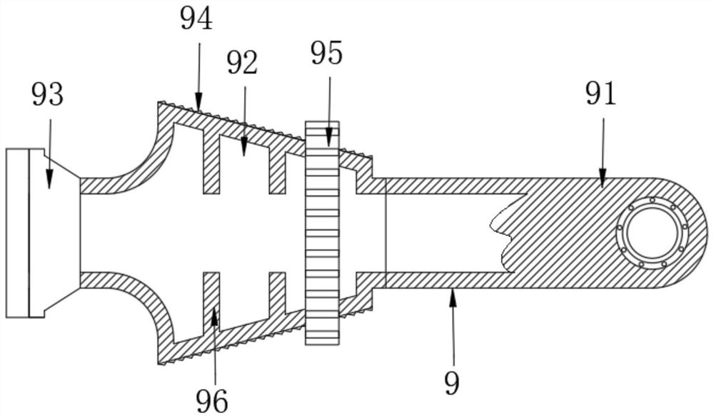 Seaborne helicopter platform ground jetting type firefighting water cannon device and use method thereof