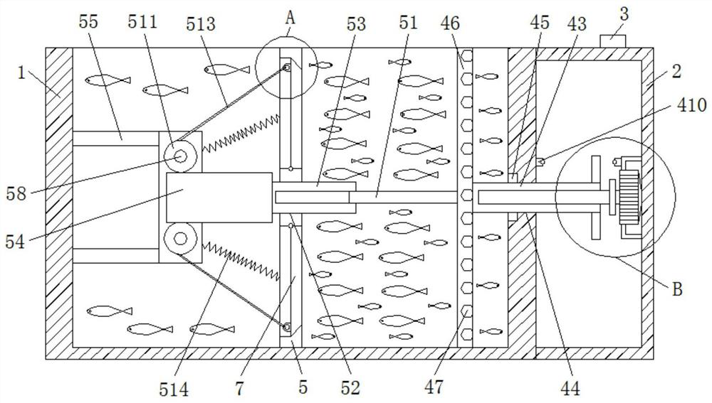 A device for automatically controlling the size of fish fry and its use method