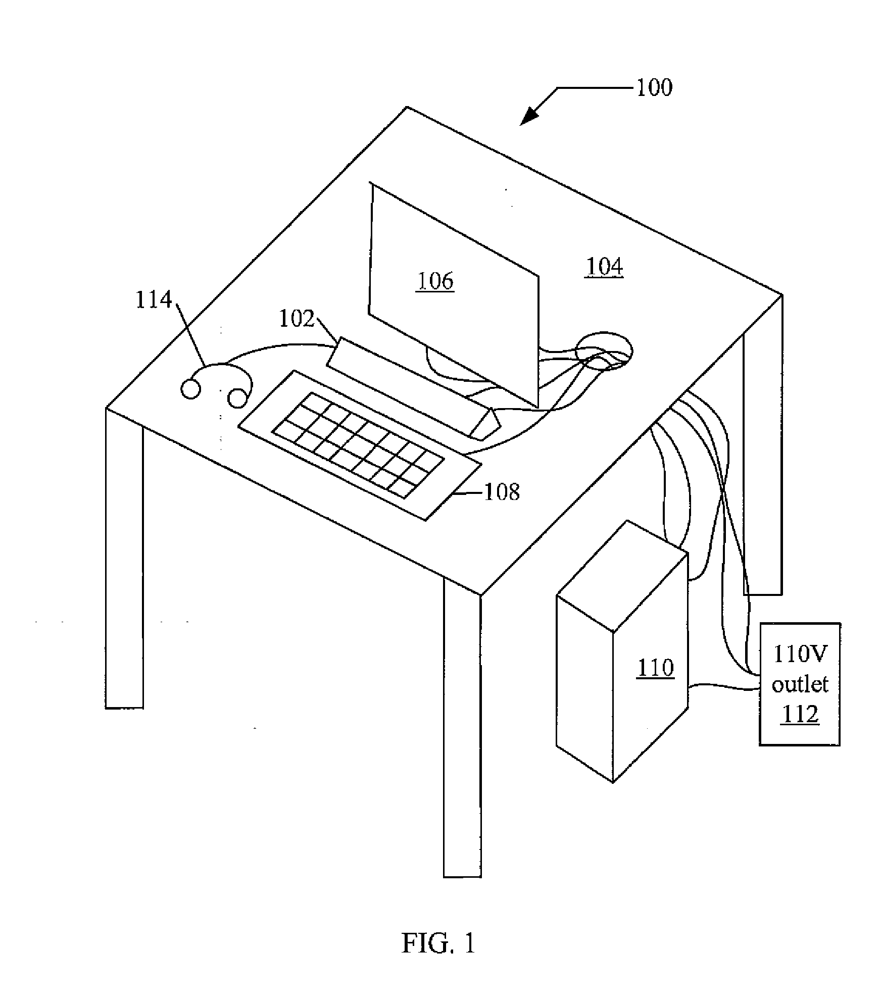 Mid-keyboard-monitor computer-based audio I/O device