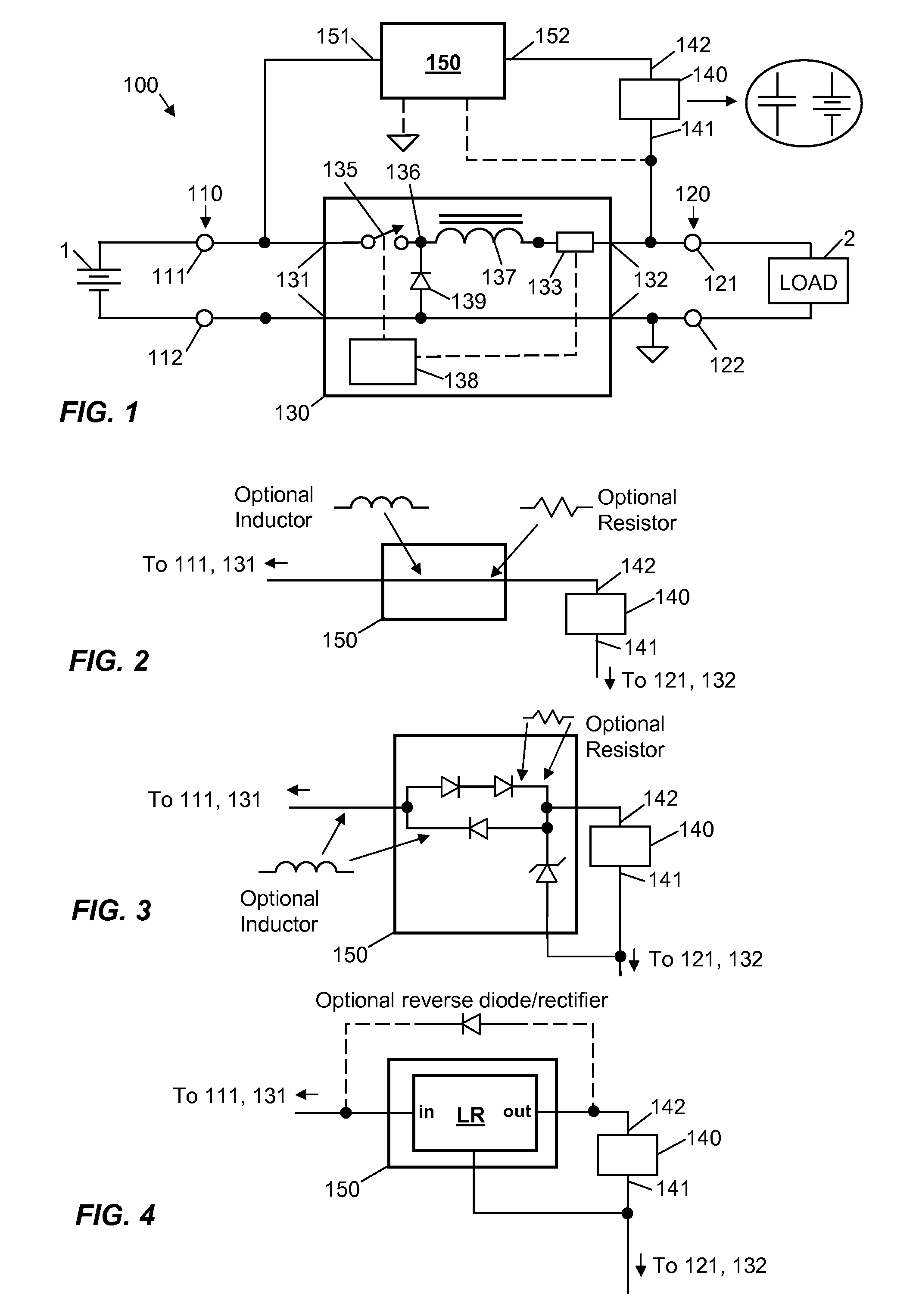 High Efficiency Backup-Power Circuits for Switch-Mode Power Supplies