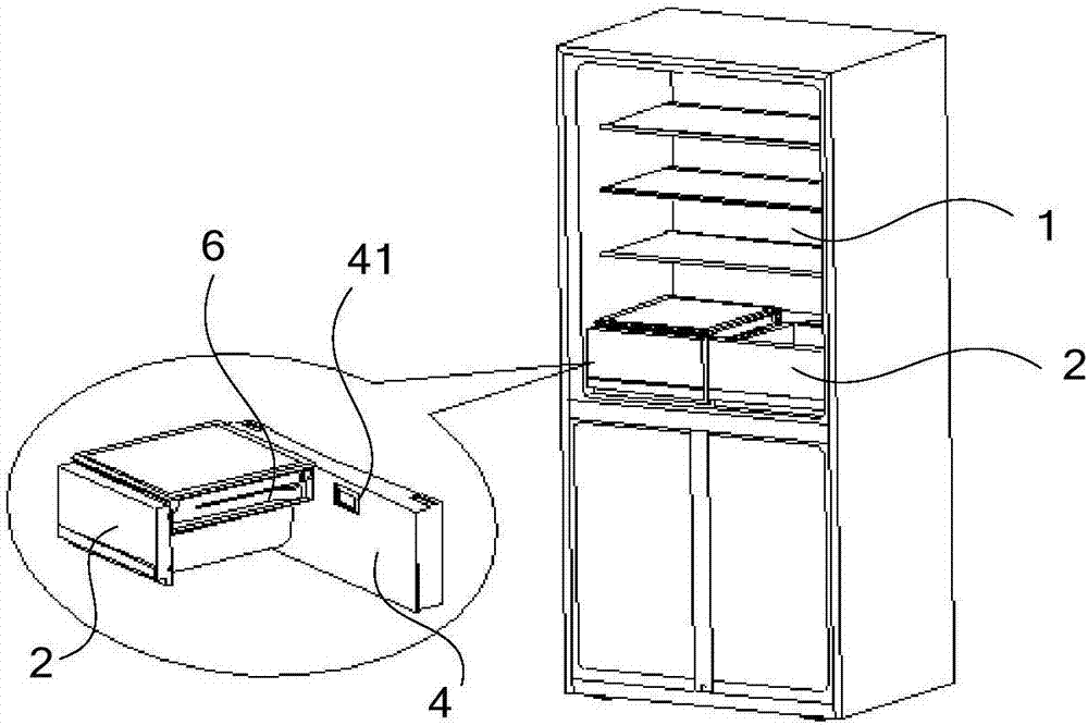 Refrigerator with humidity adjusting drawer