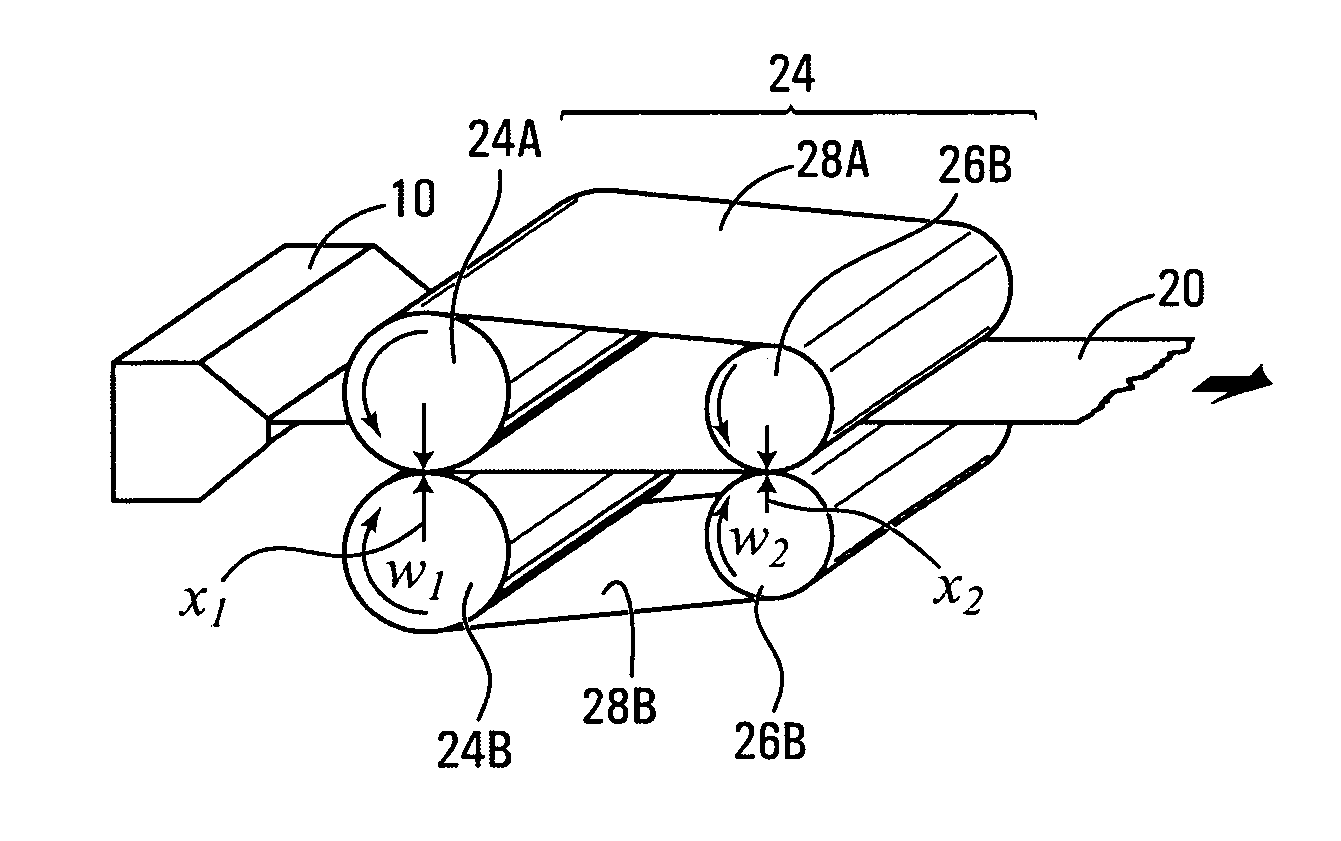 Method and apparatus for making positive electrode films for polymer batteries