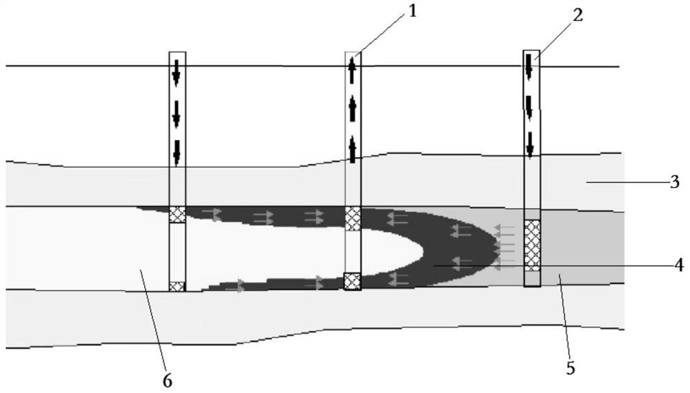 Uranium mining method for sandstone uranium ore using surfactant combined with acid in-situ leaching