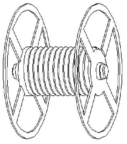 Portable type rural-power-grid circuit sag adjustment device