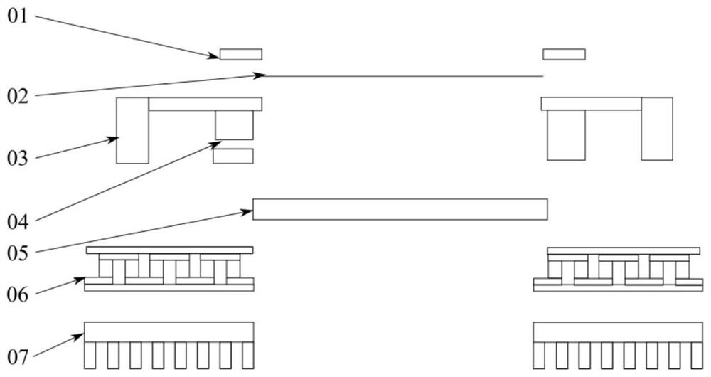 Automatic zooming thin-film liquid lens based on temperature control and preparation method