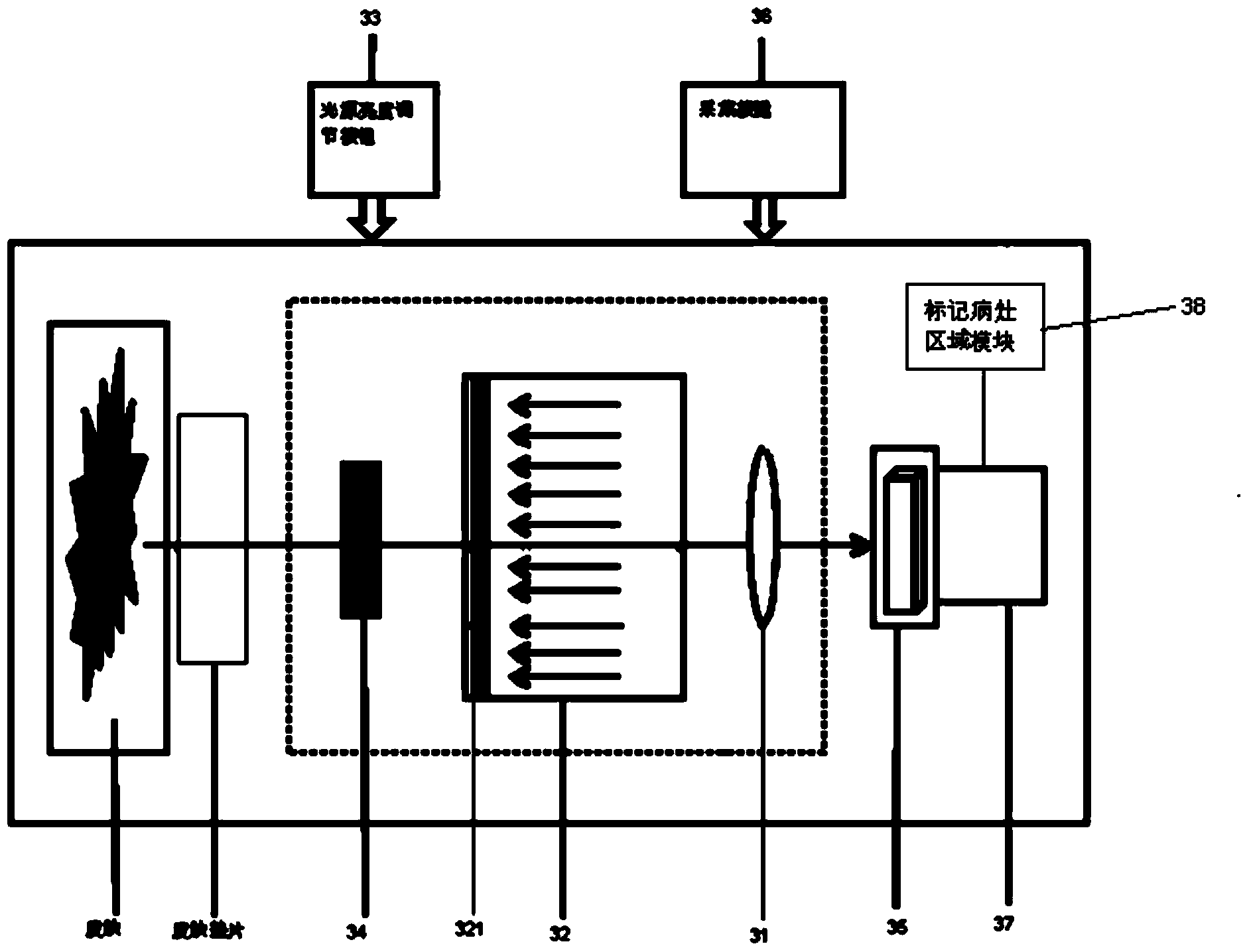 Device and system for diagnosing skin symptoms