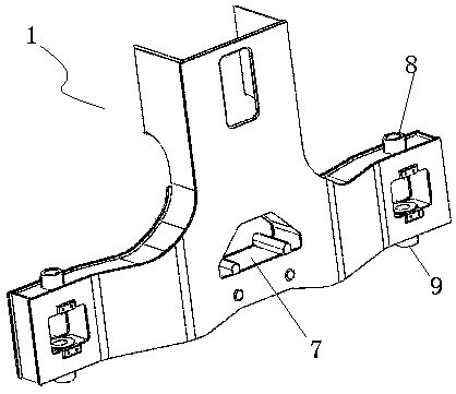 Straddle type monorail vehicle framework and bogie thereof