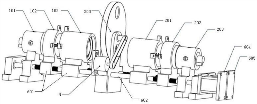 Transmission sample bin for uninterruptedly measuring terahertz time-domain spectroscopy system