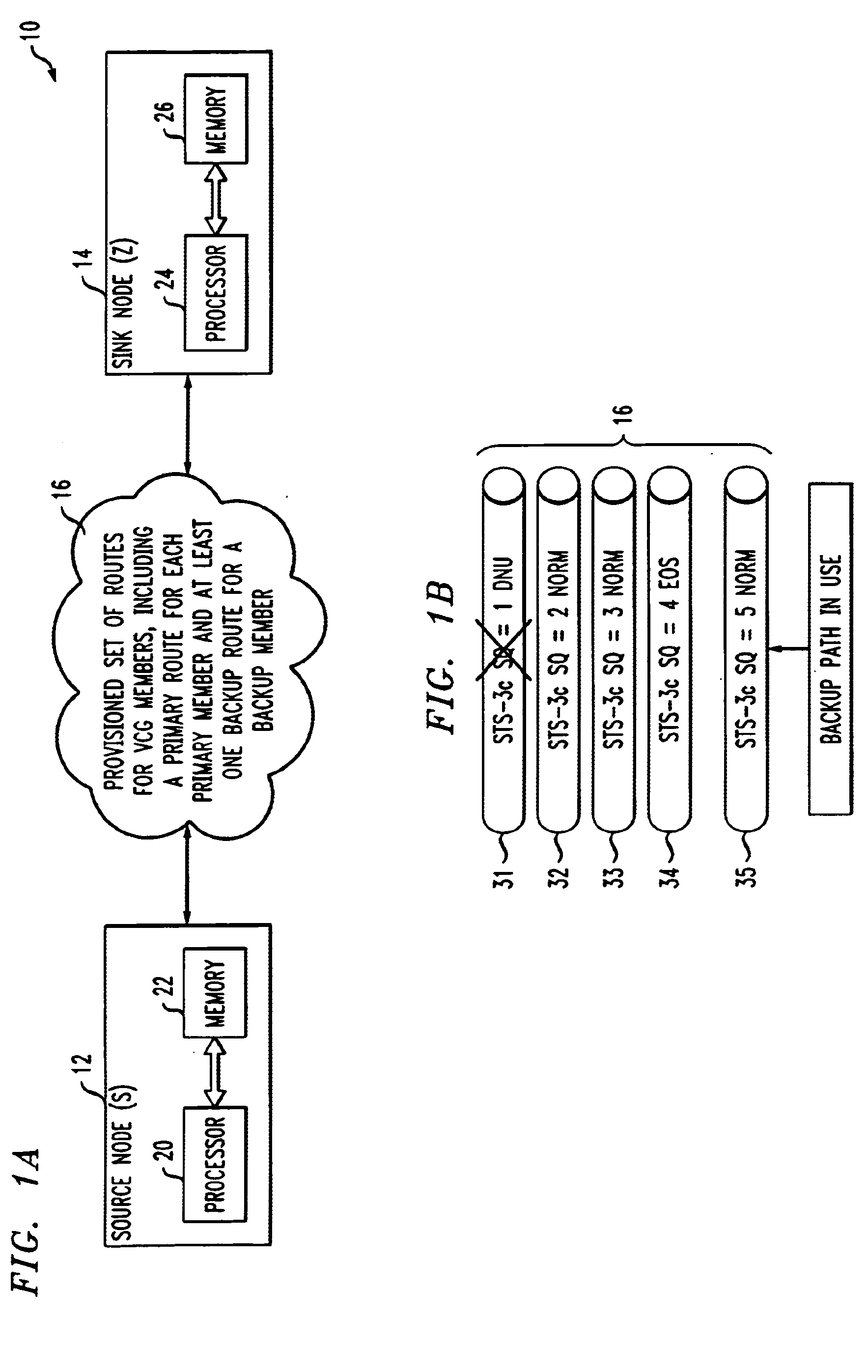 Route determination with differential delay compensation for virtually-concatenated data traffic