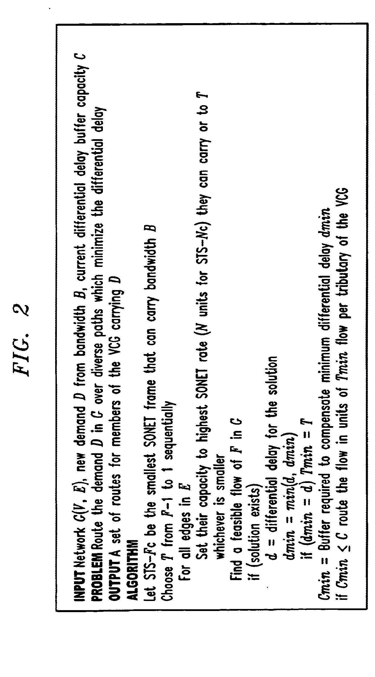 Route determination with differential delay compensation for virtually-concatenated data traffic