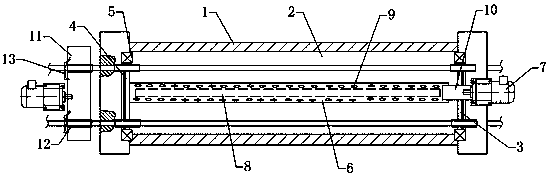 Galvanizing system for wire electrode applied to mold processing