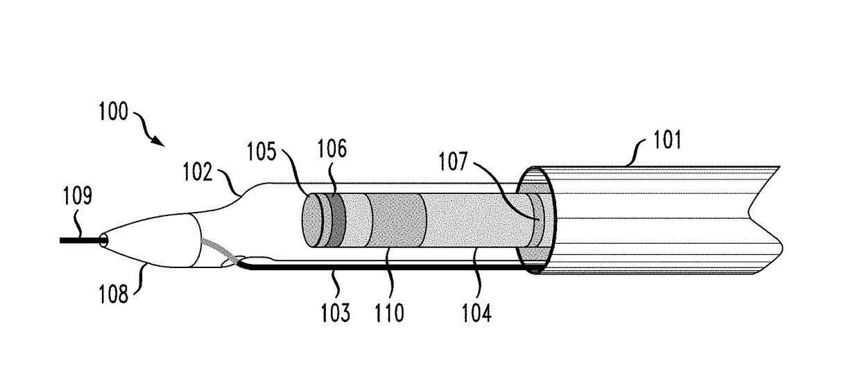 Intravascular catheter including markers