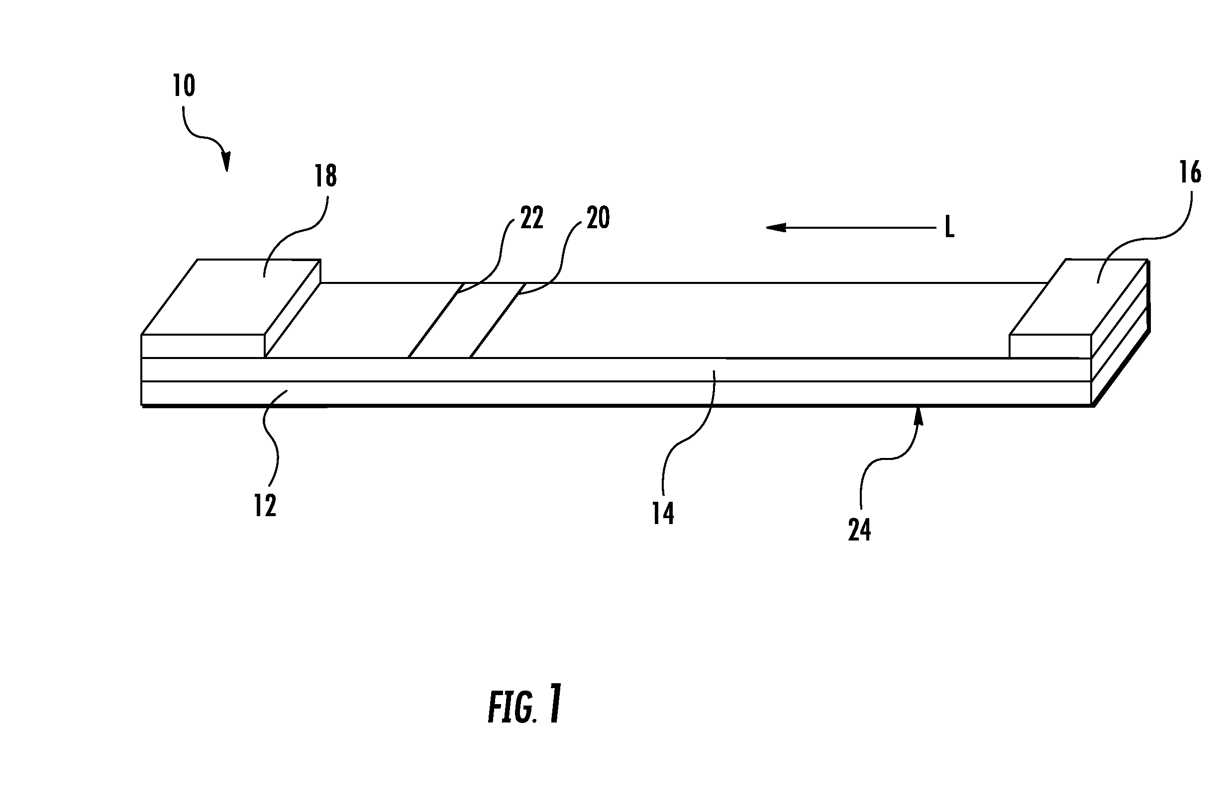 Lateral Flow Device for Attachment to an Absorbent Article