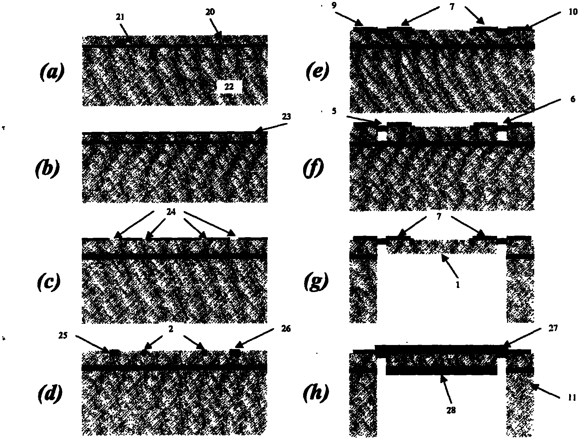 Silicone tunable optical filter and making method thereof