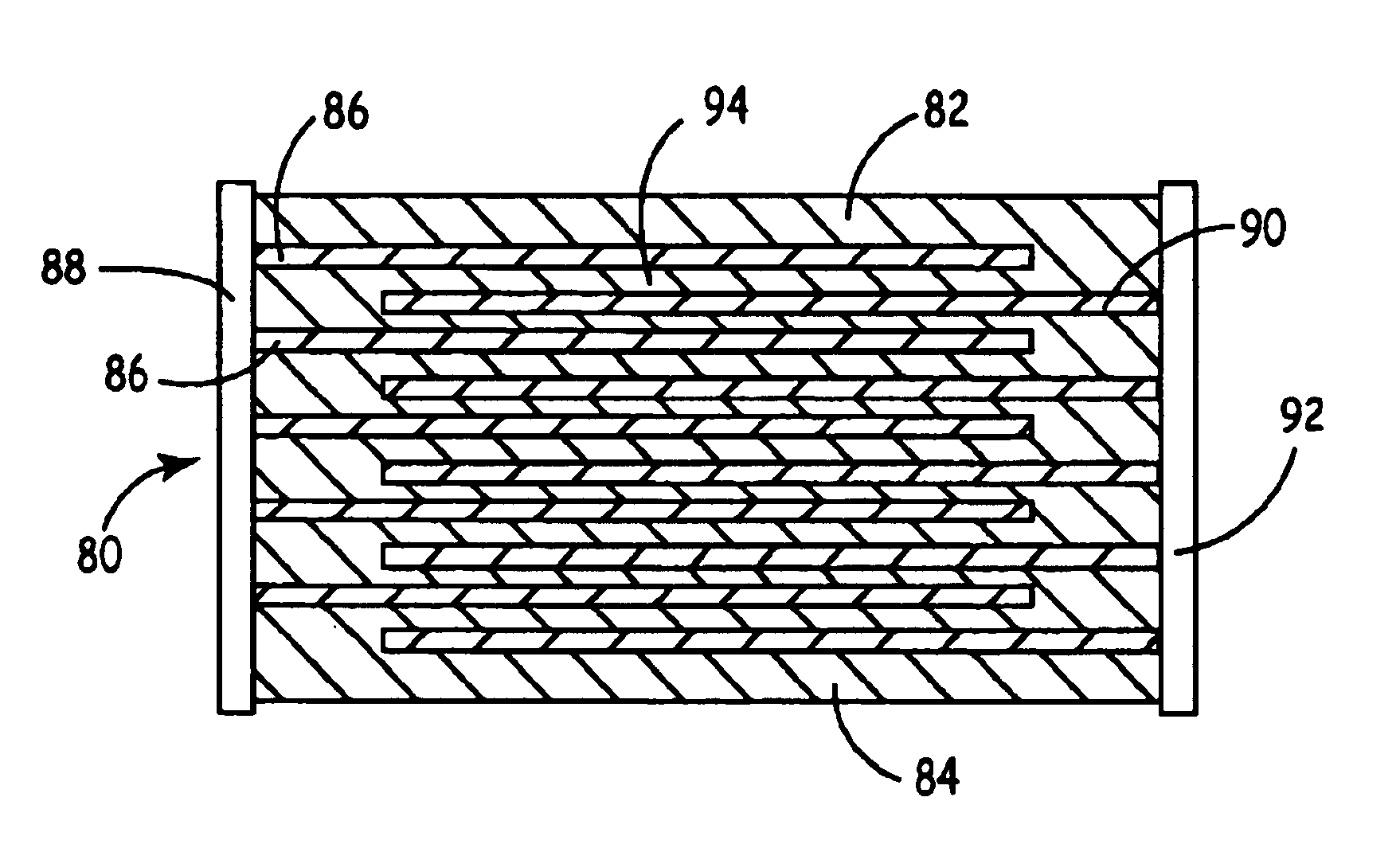 Reactive deposition for the formation of chip capacitors