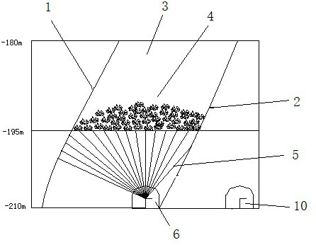 Application of blasting groove broaching method in underground stope of metal mine