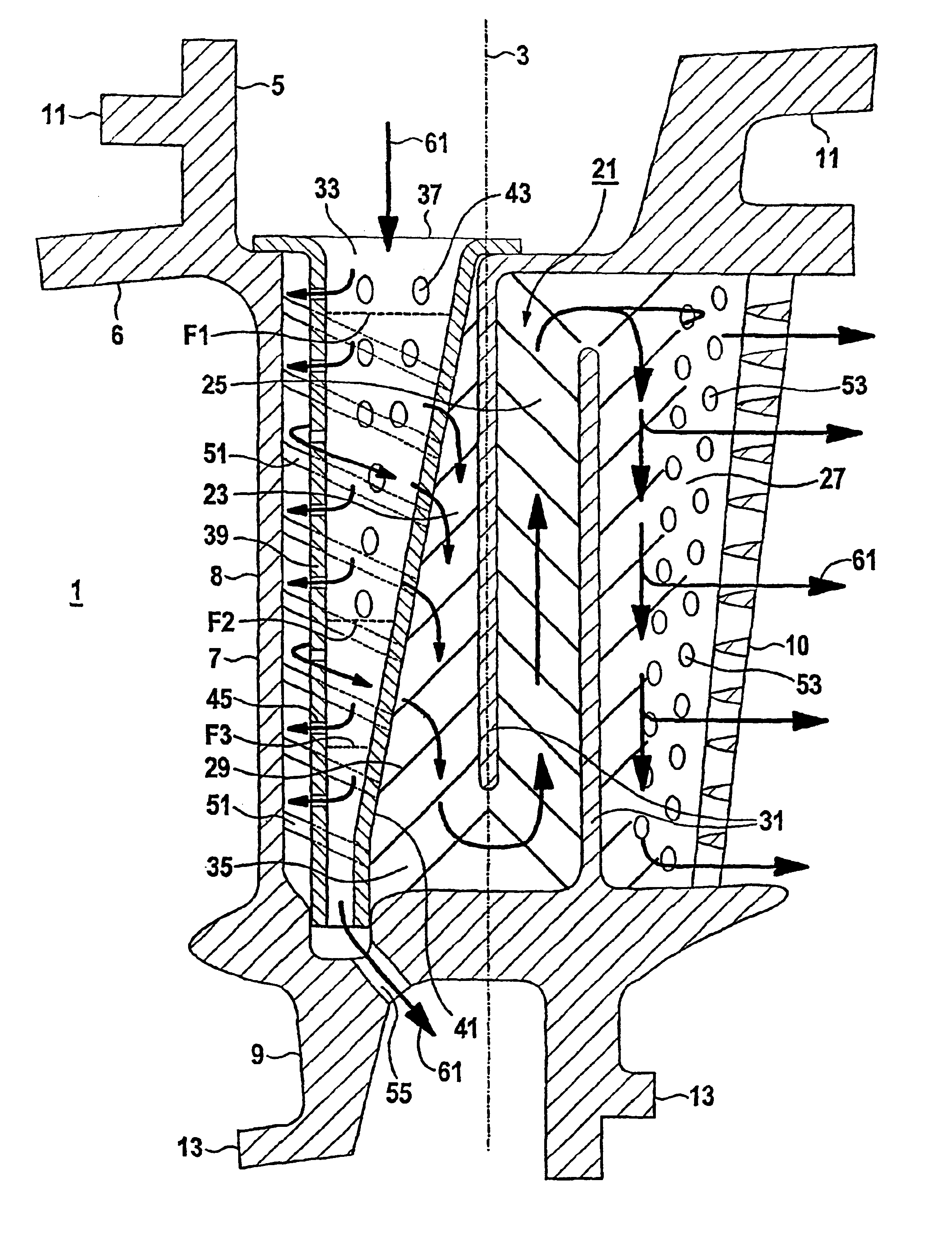 Gas turbine blade