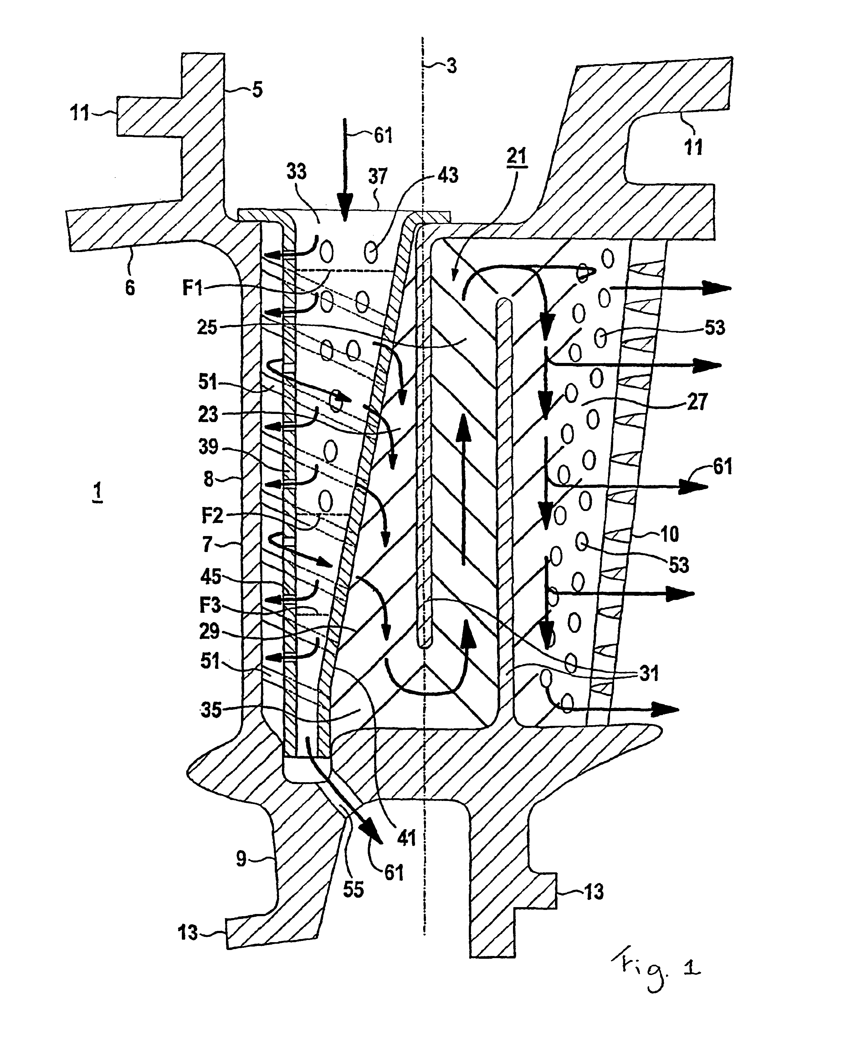 Gas turbine blade