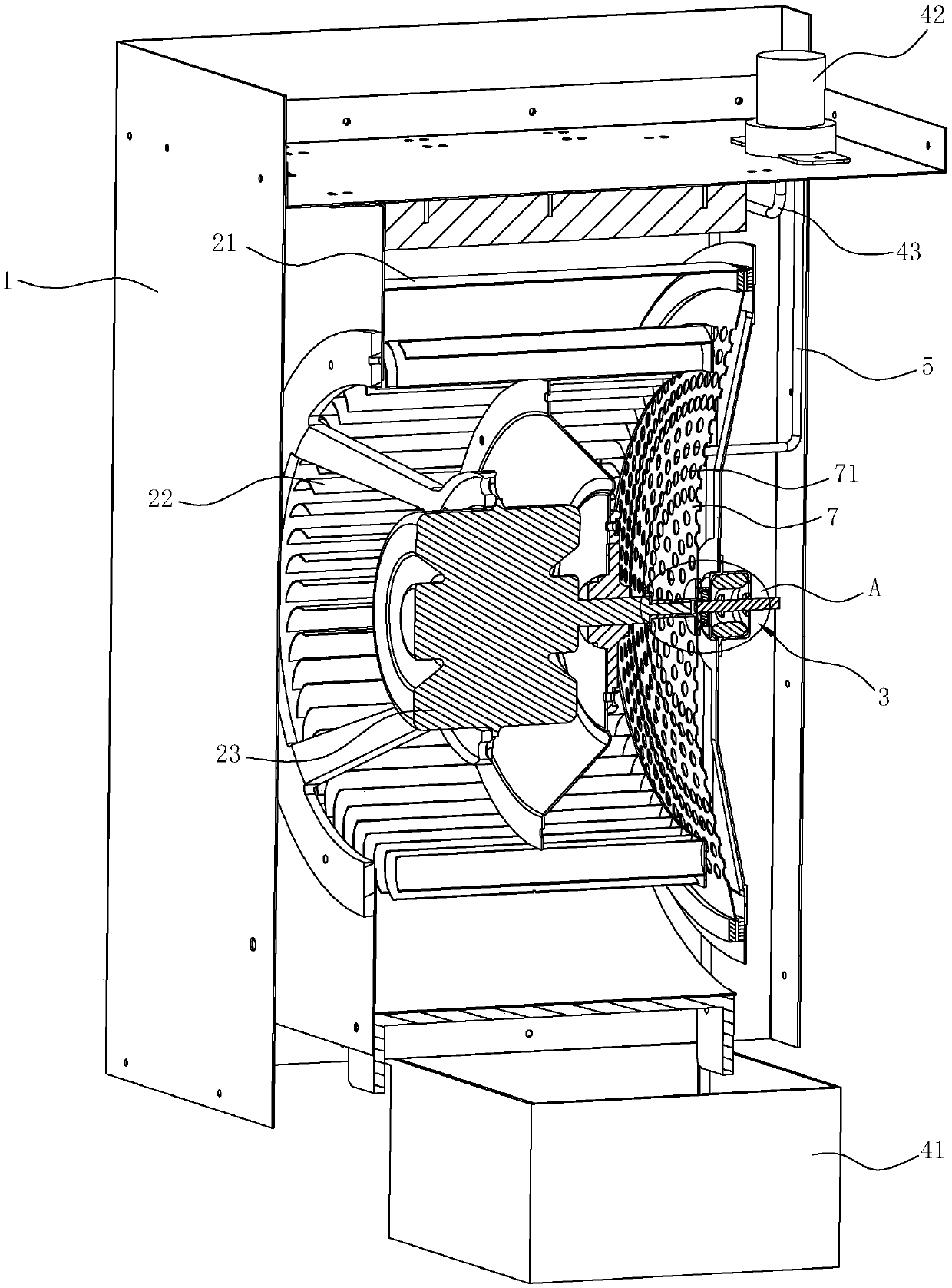 Range hood with self-cleaning function