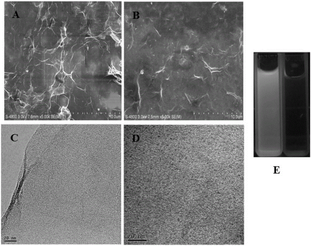 Method of testing PML/RAR alpha genes through electrochemical biosensor of carbon dot @ graphene oxide composite material