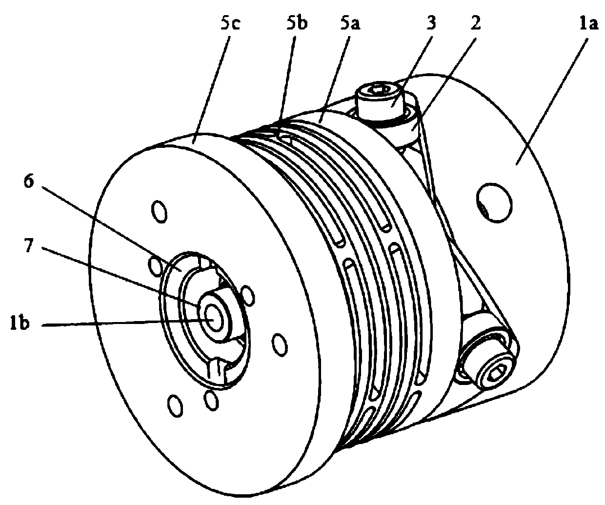 Serial elastic transmission device based on integral flexible hinge spring