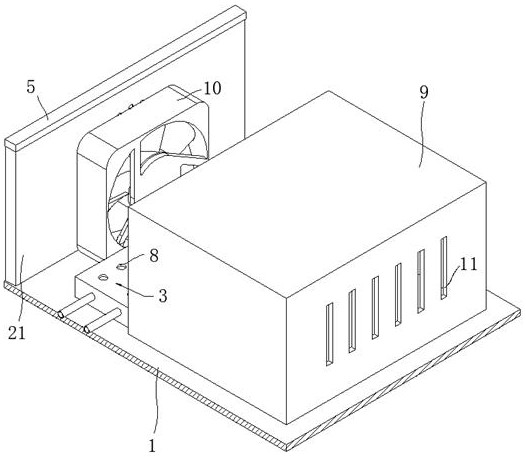 Heat dissipation type relay with breathing function