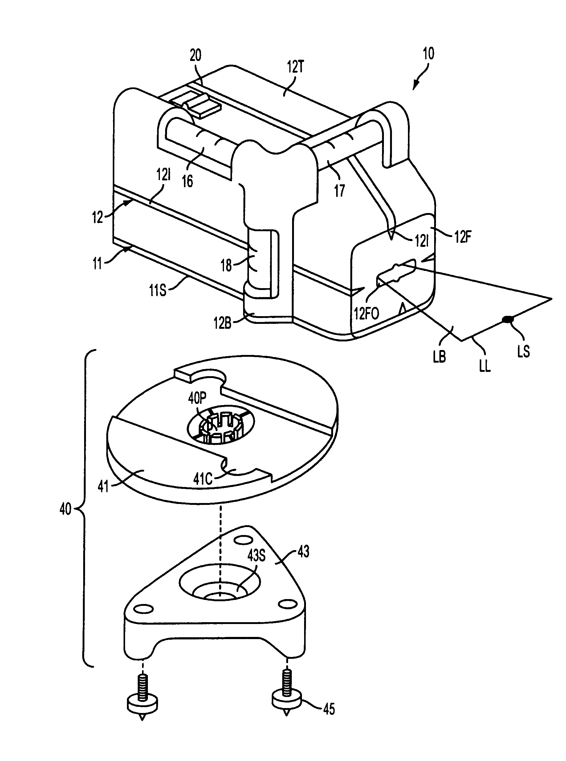 Line generating device