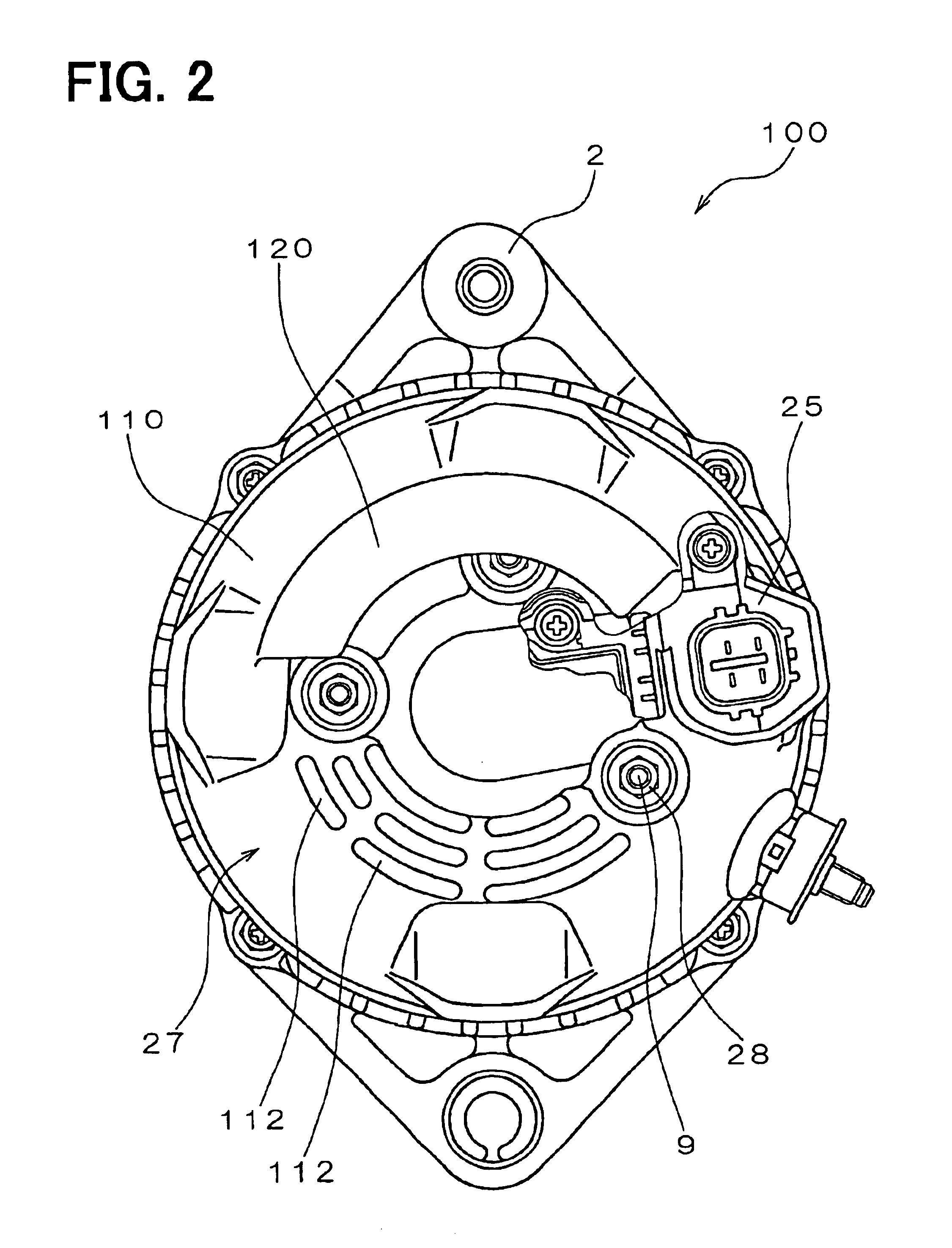 Vehicle AC generator