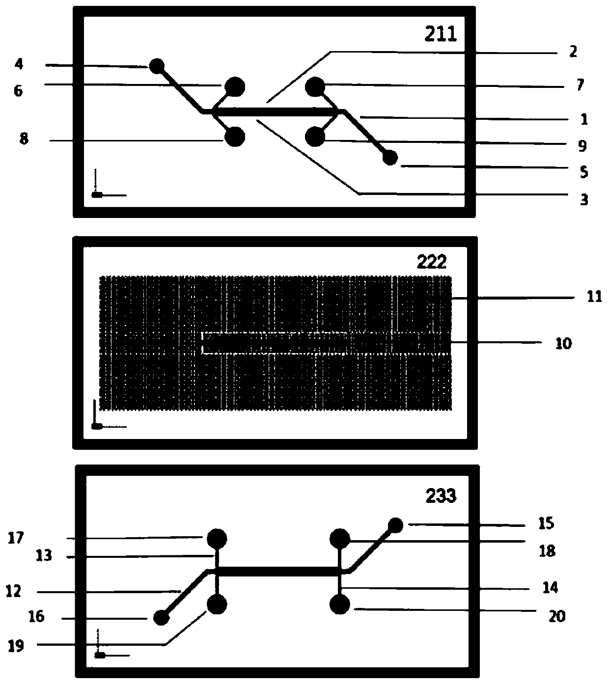 Microfluidic alveolar chip based on chemical modification