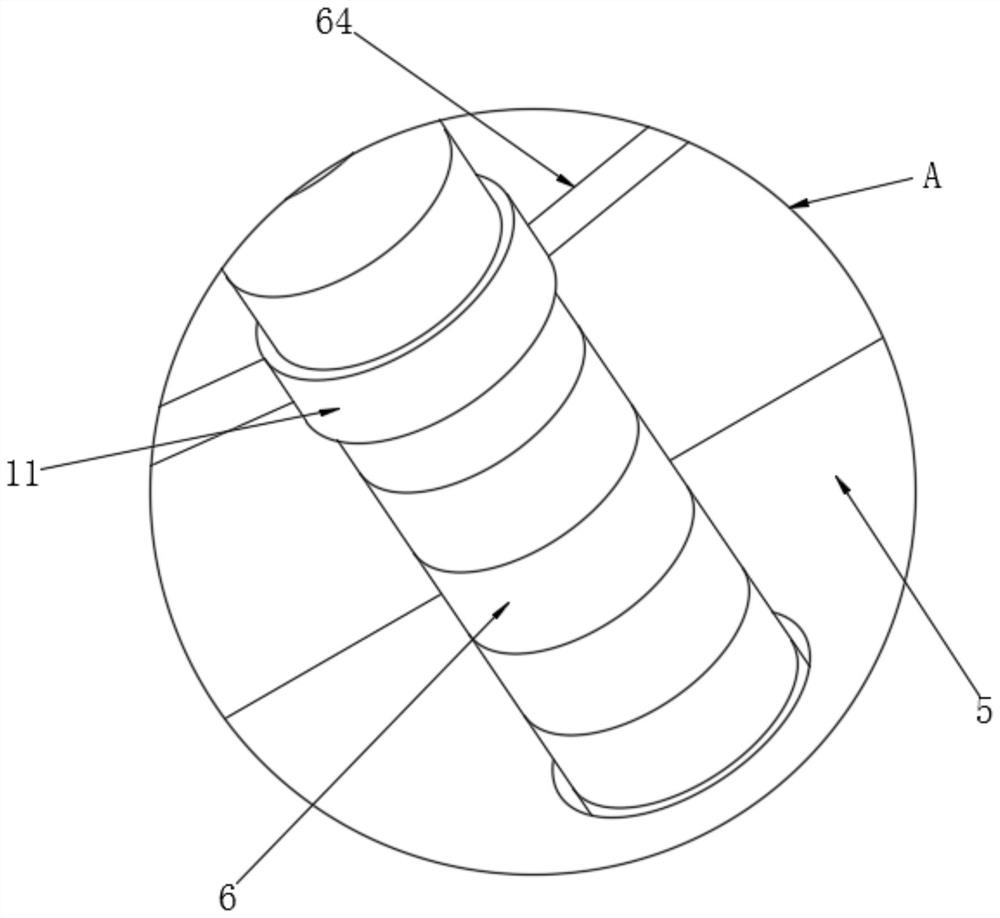 Combined type threading porous grid pipe