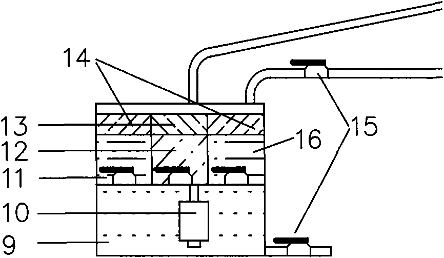 Method and device for forming vertical through hole in semiconductor