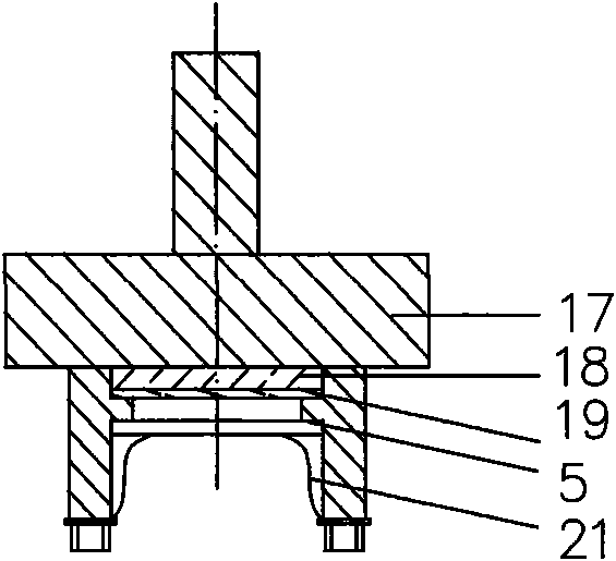 Method and device for forming vertical through hole in semiconductor