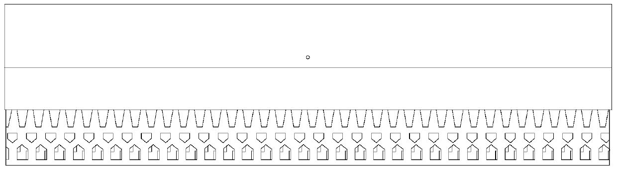 Support structure design method for complex part SLM forming