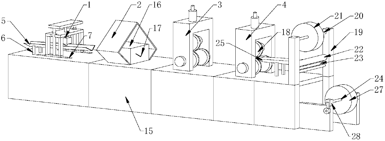 Paper corner protector efficient-compounding machine