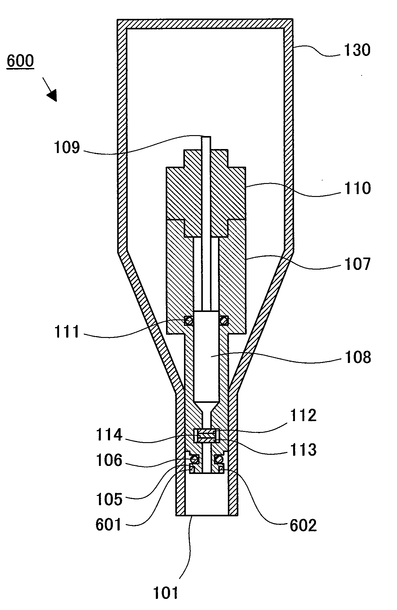 Body fluid sampling device and body fluid measuring device using the same