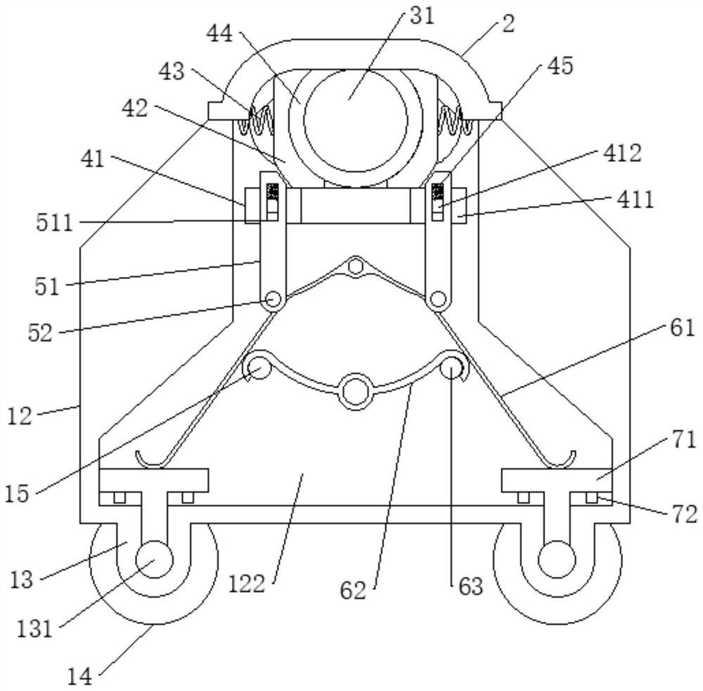 Coal mine conveying vehicle