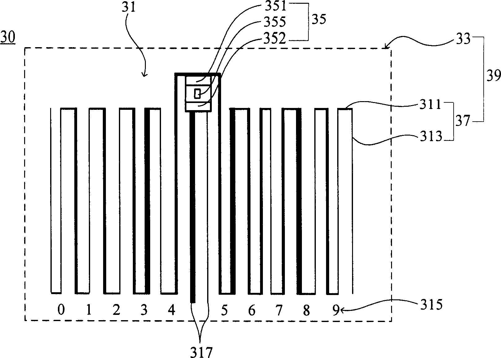 Readable rolling tag with double-real function