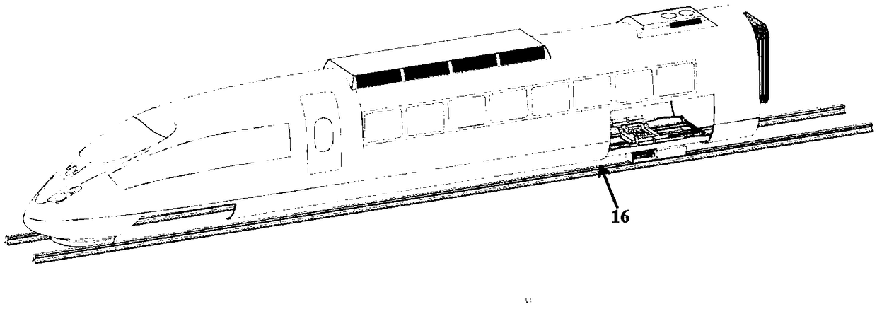 Superconducting eddy current brake for high-speed train