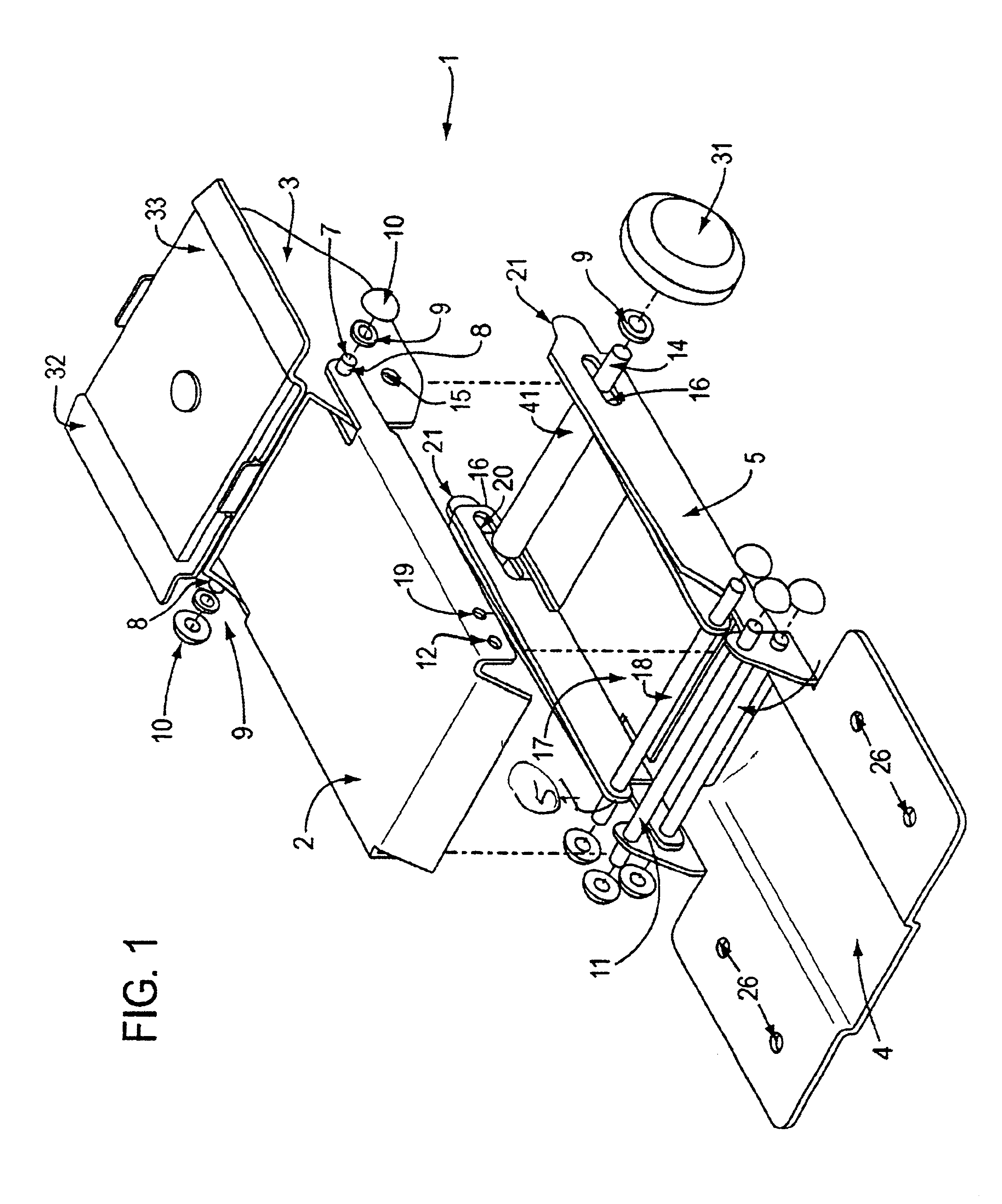 Keyboard support mechanism