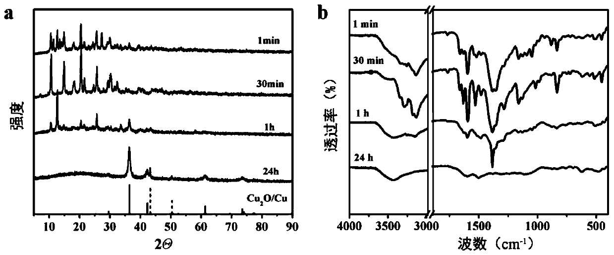 Organic polymer keeping morphology of metal-organic frameworks (MOFs), and preparation method and application of organic polymer