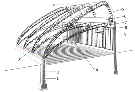 Natural heating greenhouse