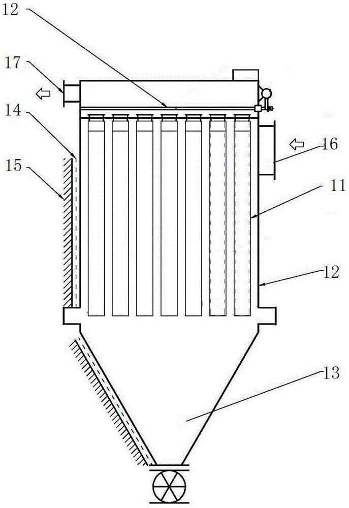 Method for recycling dusty waste gas