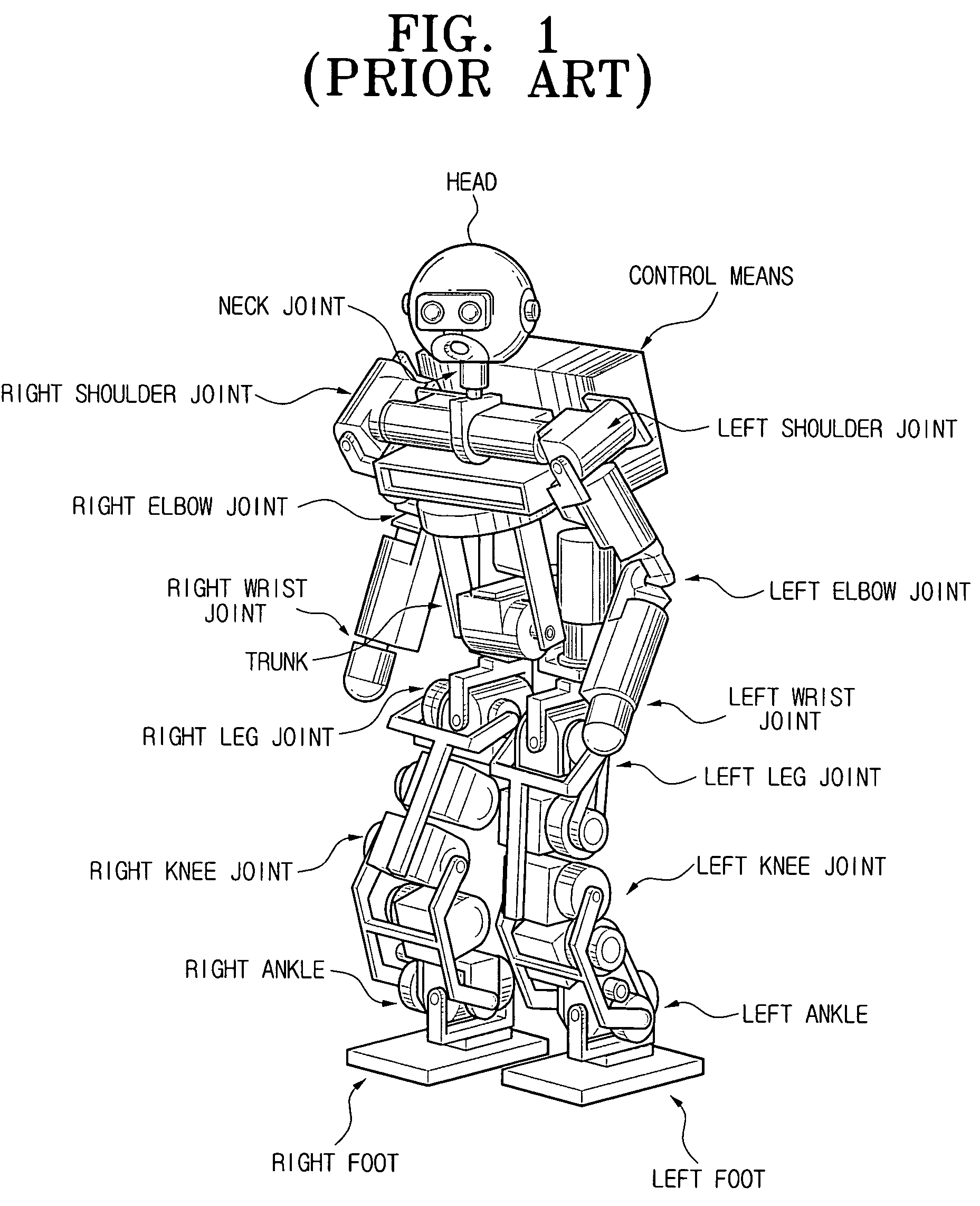 Ambulatory robot and method for controlling the same